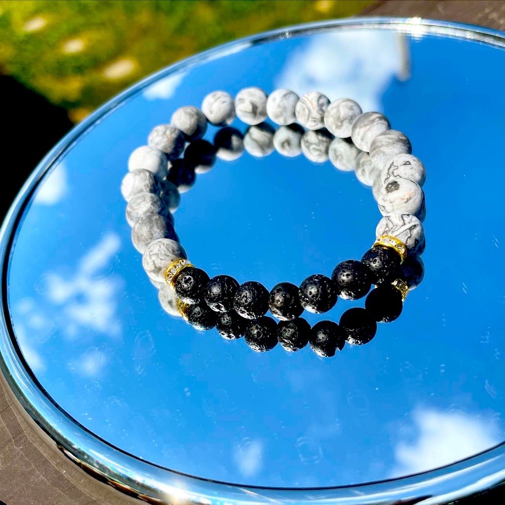 Handmade bracelet by @jewels.bymaddy on insta